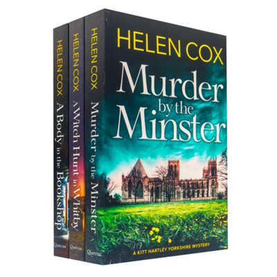 B&Q -  Helen Cox The Kitt Hartley Yorkshire Mysteries Series 3 Books Collection Set ( By The MinsterA Body In The BookshopA Witch