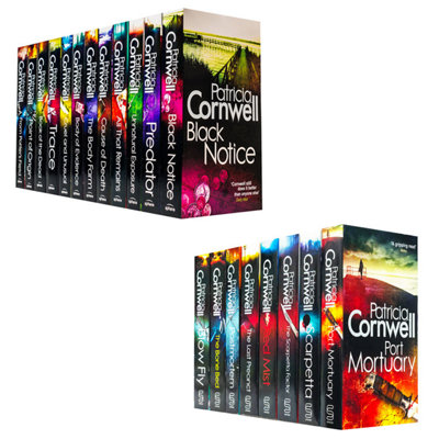 Books4people Black Kay Scarpetta Series Books Collection Set By Patricia Cornwell Size 20