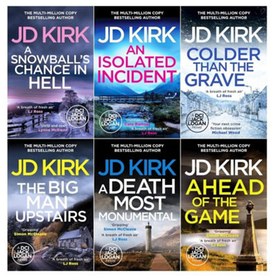Zertex Crime Dci Logan Crime Thrillers 7-12 Books Collection Set By Jd Kirk (Ahead Of The GameColder Than The GraveAn Isolated Incident, from B&Q
