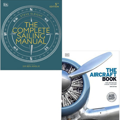 BOOKS4PEOPLE Dk Complete Manuals 2 Books Collection Set Aircraft Book (Hardback)Complete Sailing Manual (Paperback)