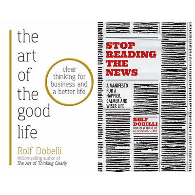 BOOKS4PEOPLE The Art Of The Good Life And Stop Reading The News 2 Books Collection Set By Rolf Dobelli from B&Q