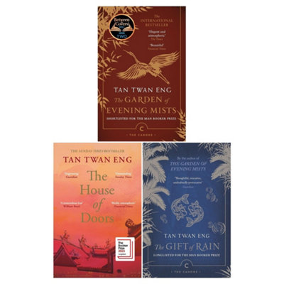 Books4people Tan Twan Eng Collection Books Set (The Gift Of Rain, The Garden Of Evening Mists & The House Of Doors) Size 3