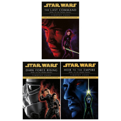 BOOKS4PEOPLE Star Wars: Essential Legends Collection Thrawn Trilogy Books Set By Timothy Zahn (Heir To The EmpireDark Force RisingThe Last from B&Q