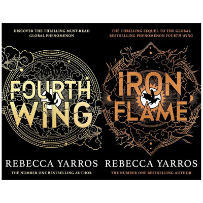 BOOKS4PEOPLE The Empyrean Series 2 Books Collection Set By Rebecca Yarros (Fourth WingIron Flame) from B&Q