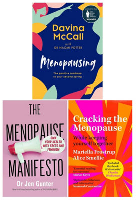 Piatkus Books Menopause Manifesto, Cracking The Menopause And Menopausing Hardcover Books Collection Set Size 3