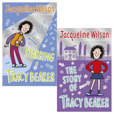 Books4people Tracy Beaker Books Collection Set By Jacqueline Wilson (The Story Of Tracy Beaker, Starring Tracy Beaker) Size 2