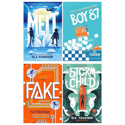 B&Q -  Ele Fountain 4 Books Collection Set (FakeBoy 87Storm ChildMelt)