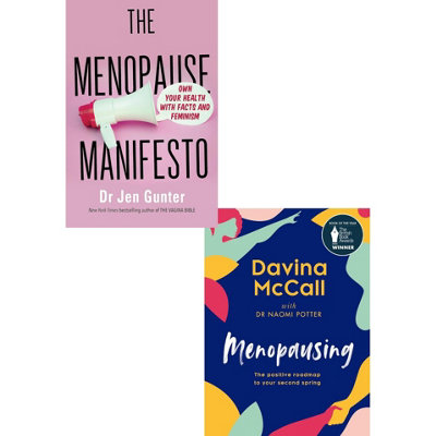 BOOKS4PEOPLE The Menopause ManifestoMenopausing(Hb) 2 Books Collection Set from B&Q