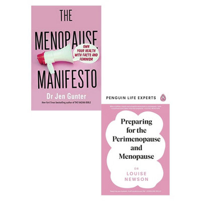 B&Q -  The Menopause ManifestoPreparing For The Perimenopause And Menopause 2 Books Collection Set