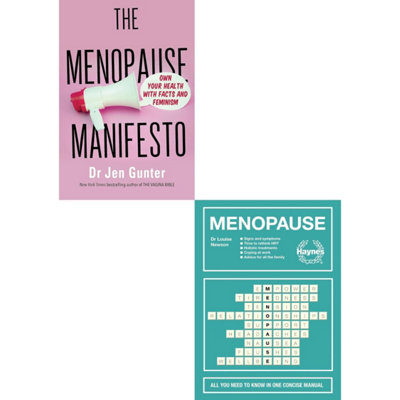 BOOKS4PEOPLE The Menopause ManifestoMenopause Concise Manual(Hardback) 2 Books Collection Set from B&Q