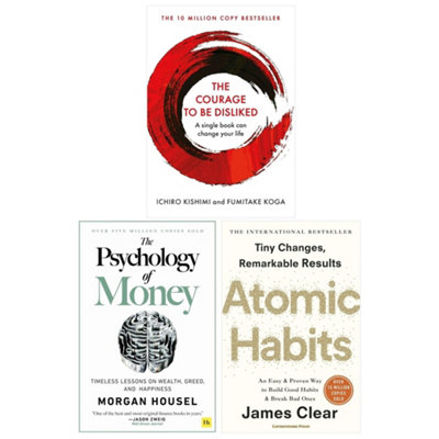Various Publishers Psychology Of Money, Atomic Habits, Courage To Be Disliked 3 Books Set - Image 3