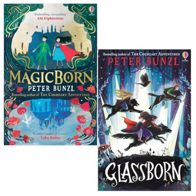 B&Q -  Peter Bunzl Magicborn 2 Books Collection Set (MagicbornGlassborn)