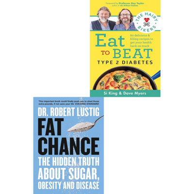 Various Publishers Fat Chance, The Hairy Biker Eat To Beat 2 Books Collection Set - Image 3