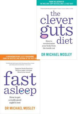 Short Books Fast Asleep, The Clever Guts Diet Dr Michael Mosley 2 Books Collection Set - Image 4