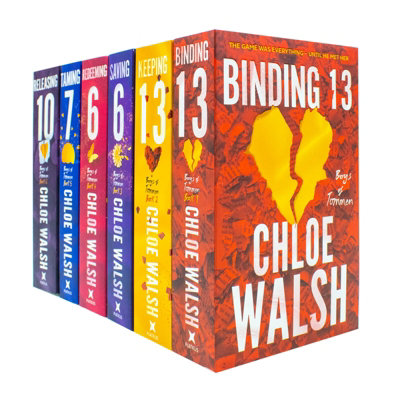 B&Q -  Boys Of Tommen Series 6 Books Collection Set By Chloe Walsh (Binding 13Keeping 13Saving 6Redeeming 6Taming 7 & Releasing 1