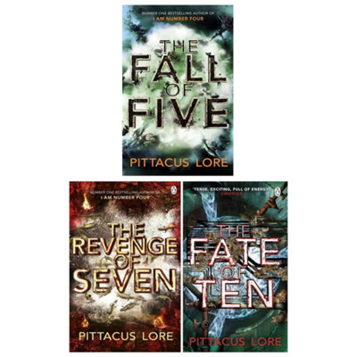 BOOKS4PEOPLE Pittacus Lore Collection Lorien Legacies Series 3 Books Set The Fall Of FiveThe Revenge Of SevenThe Fate Of Ten from B&Q