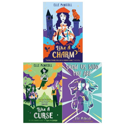 BOOKS4PEOPLE Elle Mcnicoll 3 Books Collection Set (Show Us Who You AreLike A CharmLike A Curse) from B&Q
