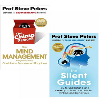 Prof Steve Peters Collection 2 Books Set Chimp Paradox, Silent Guides Paperback - Image 3