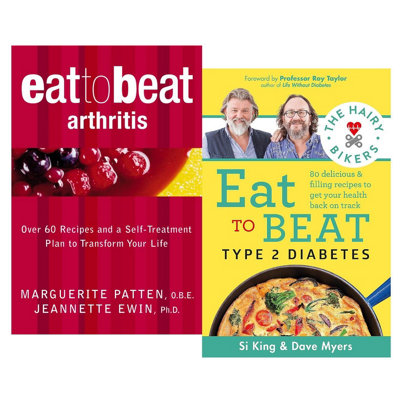 Various Publishers The Hairy Biker Eat To Beat Type 2 Diabetes, Eat To Beat Arthritis 2 Books Collection Set - Image 3