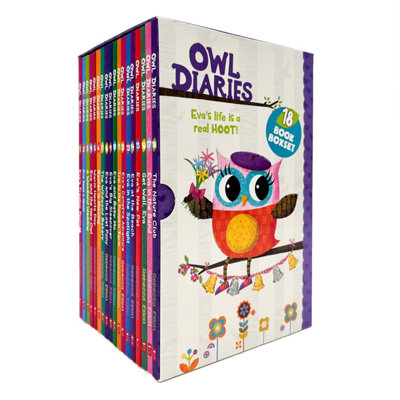 BOOKS4PEOPLE Owl Diaries Collection 1-18 Books Set By Rebecca Elliott (Eva's Treetop FestivalEva Sees A GhostA Woodland WeddingEva And Th from B&Q
