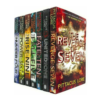 B&Q -  Pittacus Lore Collection Lorien Legacies Series 7 Books Set I Am Number Four Power Of Six Rise Of ..