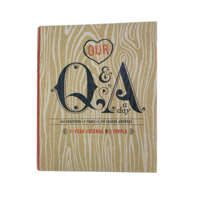 BOOKS4PEOPLE Our Q And A A Day: 3-Year Journal For 2 People (Q&a A Day) from B&Q