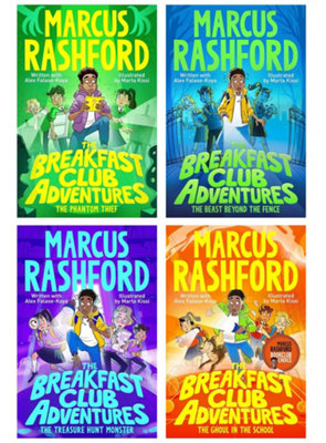 Pan Macmillan The Breakfast Club Adventures Series 4 Books Collection Set (The Beyond The FenceThe Ghoul In The SchoolThe Phantom Thief & from B&Q