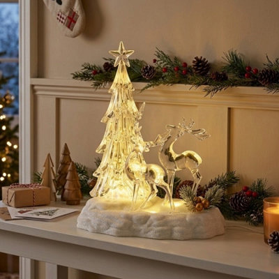 B&Q -  Magic Led Light Up Winter Scene Decoration