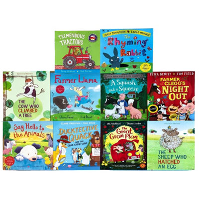 Various Publishers Children Picture Storybooks 10 Books Collection Set – Rhyming Rabbit & Bedtime Stories Collection For Kids - Image 3