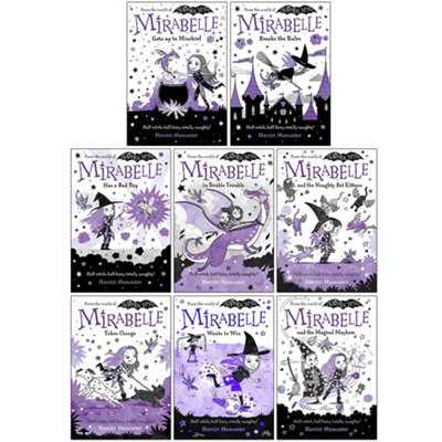 Books4people Harriet Muncaster Mirabelle Collection Books Set (Gets Up To Mischief, Breaks The Rules, Has A Bad Day, In Double Trouble, Naugh Size 8
