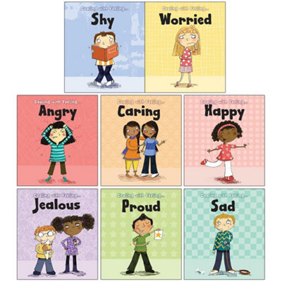 BOOKS4PEOPLE Dealing With Feeling Series 8 Books Collection Set By Isabel Thomas (ShyWorriedAngryCaringHappyJealousProud & Sad) from B&Q