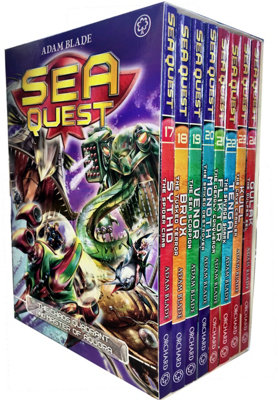 Sea Quest Series 5 And 6 Collection Adam Blade 8 Books Box Set (Book 17-24) from B&Q