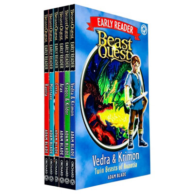 Beast Quest Early Reader 6 Books Collection Set By Adam Blade Ravira, Mortaxe - Image 17