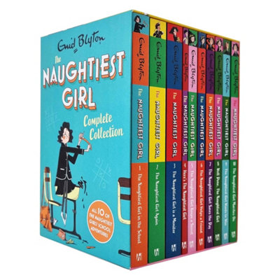 B&Q -  Enid Blyton The Naughtiest Girl 10 Books Collection Box Set