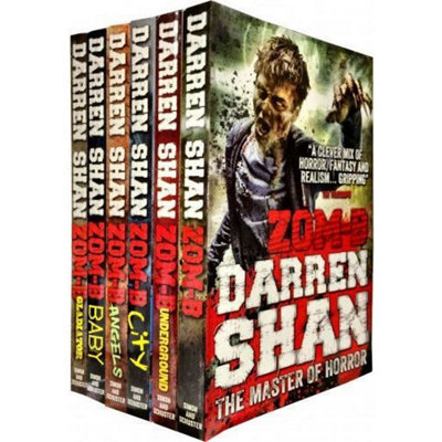B&Q -  Zom B Zombies Walking Dead Resident Evil New Series 6 Books Set Collection By Darren Shan Zom-B An..