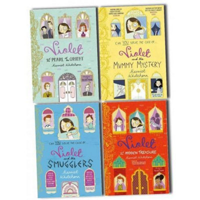 B&Q -  Harriet Whitehorn Violet Series 4 Books Collection Set The Pearl Of Orient The Hidden Treasure The..