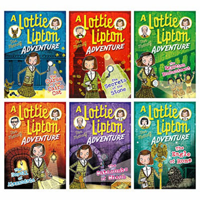 The Lottie Lipton Adventures Series 6 Books Collection Set Curse of the Cairo PB - Image 8