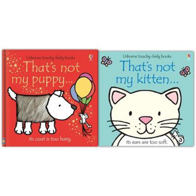 Usborne Thats Not My Puppy And Kitten Toddlers 2 Books Collection Set Pack Fiona Watt - Image 3