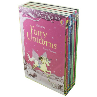 BOOKS4PEOPLE Usborne Fairy Unicorns Collection 6 Books Set By Zanna Davidson Star Spell Frost Fair Enchanted Ri.. from B&Q