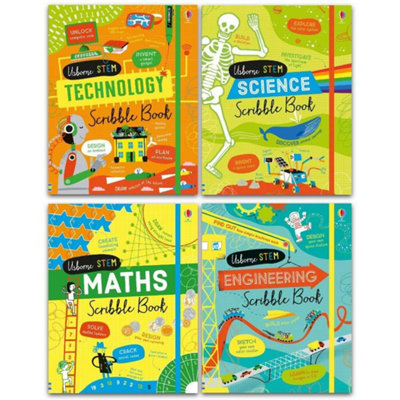 Usborne Stem Series 4 Books Collection Set - Science Scribble Boo | Usborne Stem - Image 13