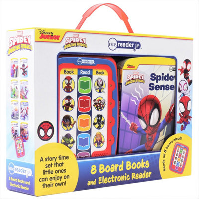 Books4people Green/Black Marvel Spider-Man - Spidey And His Amazing Friends- Me Reader Jr. Electronic Reader And Sound Book Library - Pi Kids: Me Reader Size 8