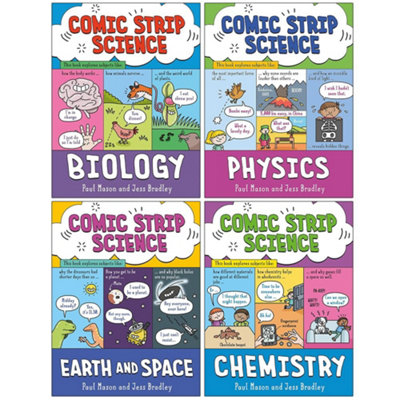 Comic Strip Science Series Collection 4 Books Set by Paul Mason Earth and Space - Image 16