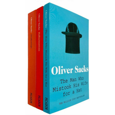 BOOKS4PEOPLE Oliver Sacks 3 Books Collection Set The Man Who Mistook His Wife For A Hat, Hallucinations, Awakenings