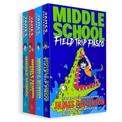 James Patterson Middle School Series Books 10 - 13 Collection Set Hero to Zero - Image 19