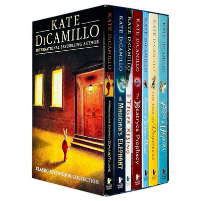 BOOKS4PEOPLE Kate Dicamillo Collection 7 Books Box Set (The Miraculous Journey Of Edward TulaneMagician's ElephantTiger RisingBeatryce Pr from B&Q