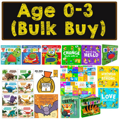 BOOKS4PEOPLE (Age 0-3 Book Bundle Bulk Buy Set) Kids Books , Toddler Books, Early Learning Reading Books, Bulk Buy, Childrens Books Collection