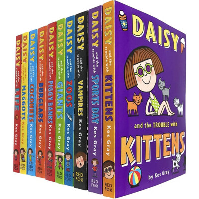 B&Q -  Daisy And The Trouble Collection 10 Books Set By Kes Gray (Daisy And The Trouble With Kittens And More)