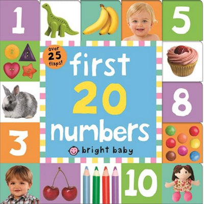 Priddy Books Lift The Flap Tab First 20 Numbers: Lift The Flap Tab Books from B&Q
