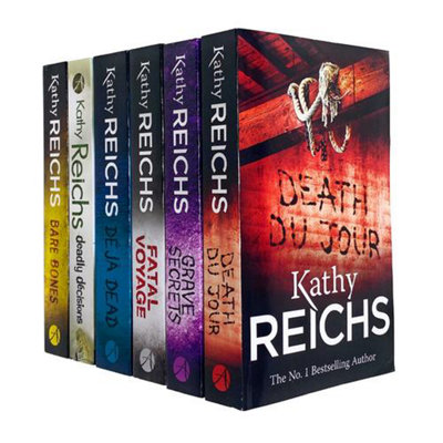 BOOKS4PEOPLE Kathy Reichs Temperance Brennan Collection 6 Books Set Series 1Deja DeadDeath Du JourDeadly DecisionsFatal VoyageGrave from B&Q
