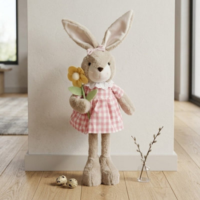 Garden Greatness Springtime Tall Standing Plush Easter Bunny from B&Q